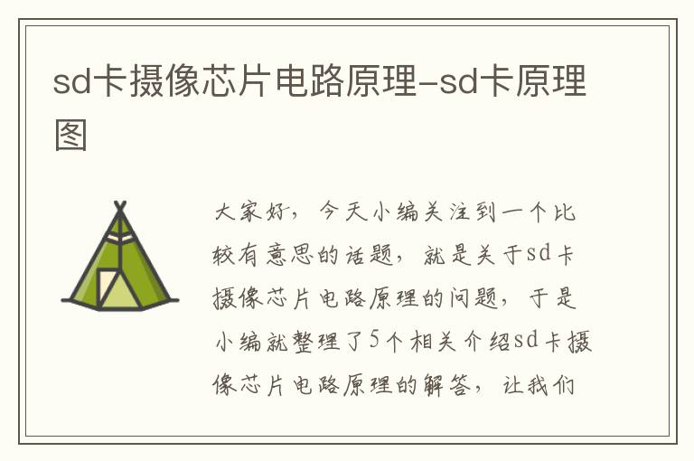 sd卡摄像芯片电路原理-sd卡原理图